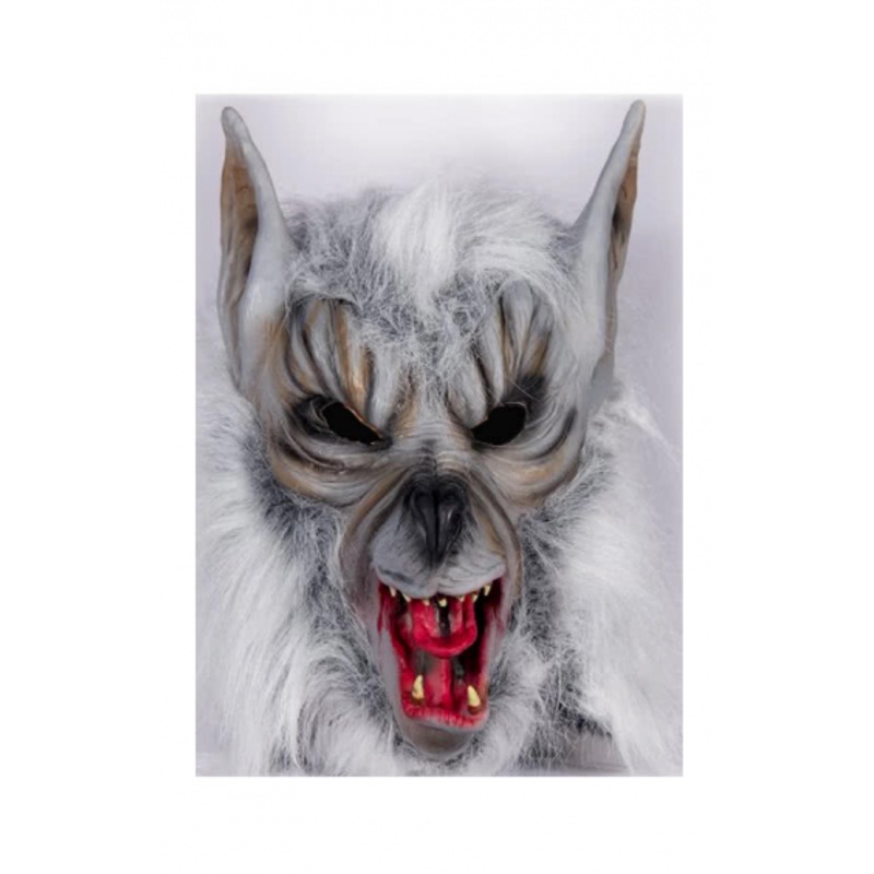 Werewolf mask with fur