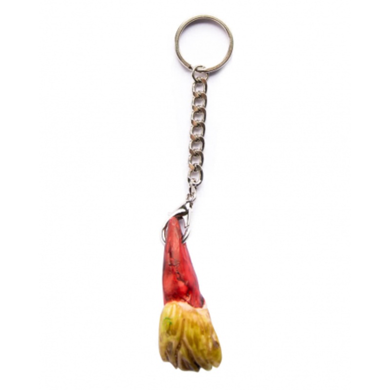 Zombie Tooth Key Ring