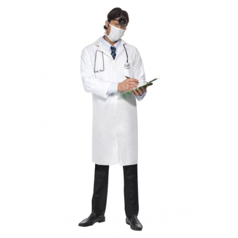 Doctor Costume With Face Mask L
