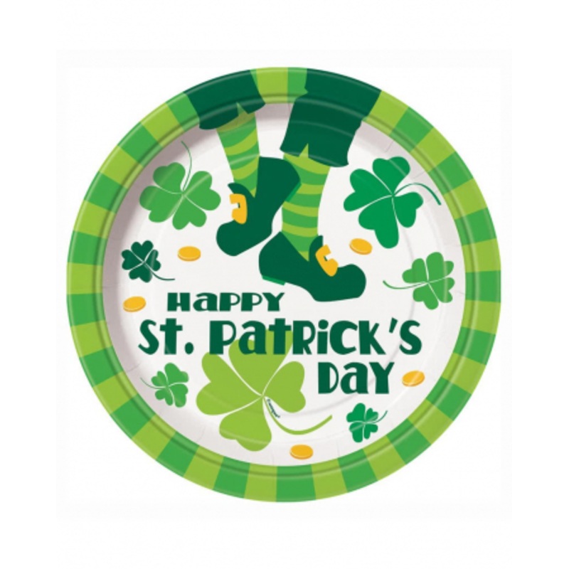 Happy St. Patrick's Day Paper Plate