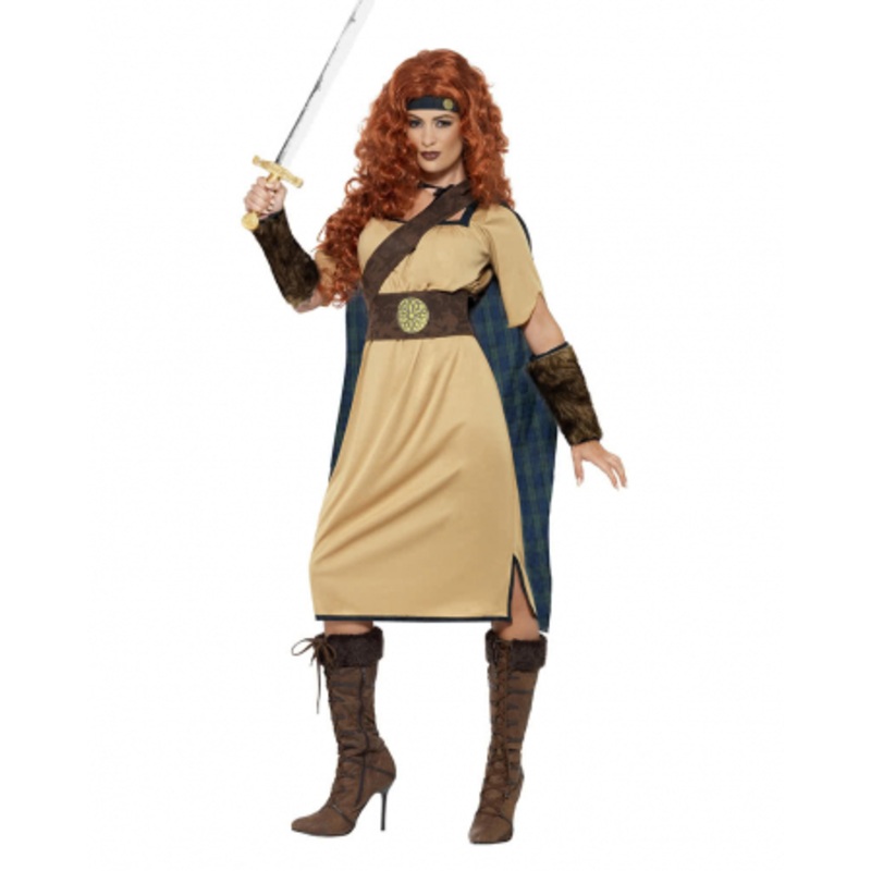 Medieval Warrior Women's Costume S