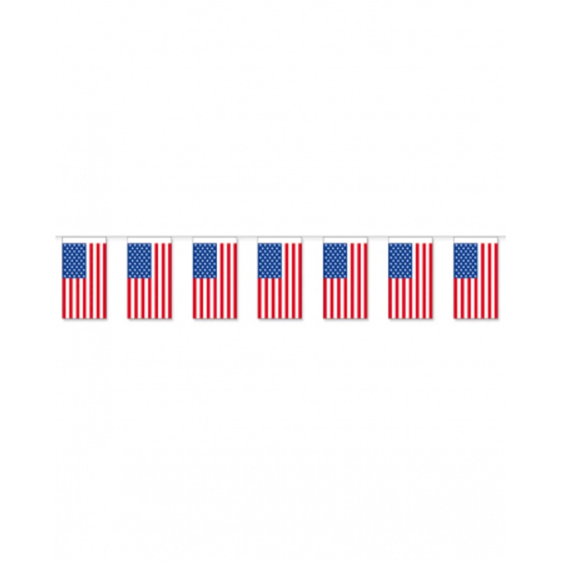 Paper flags chain USA