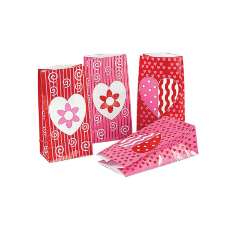Valentine's Day Gift Bags 12 Pieces