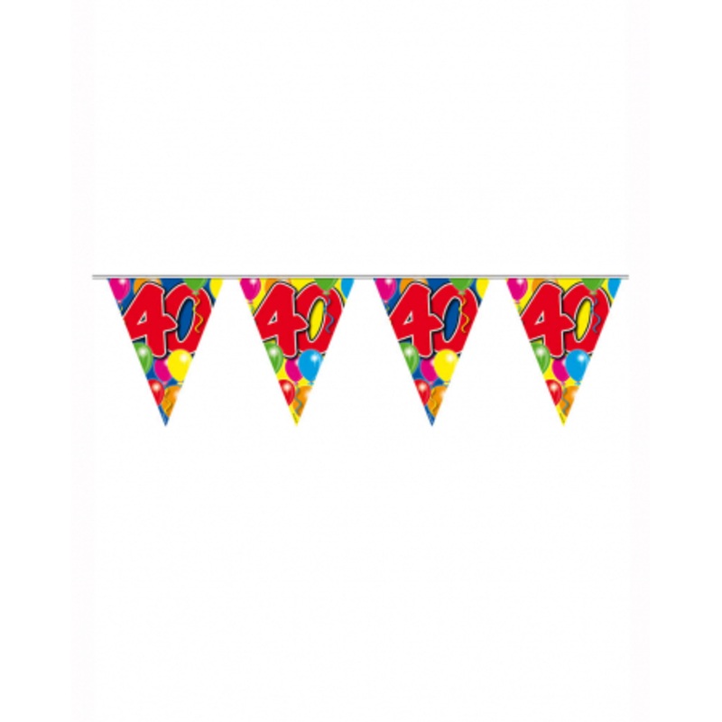 Wimpelkette balloon 40 years