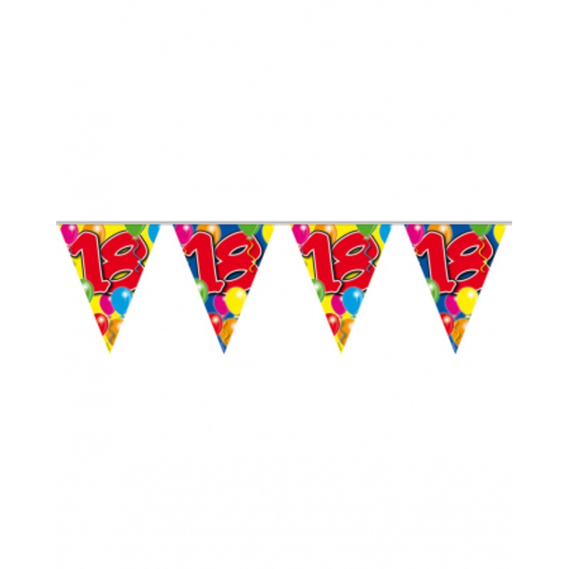 Wimpelkette balloons 18 years
