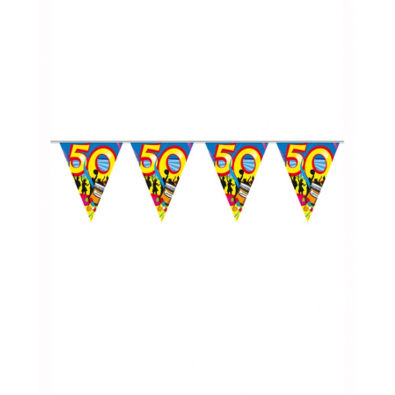 Wimpelkette Swirls 50 years