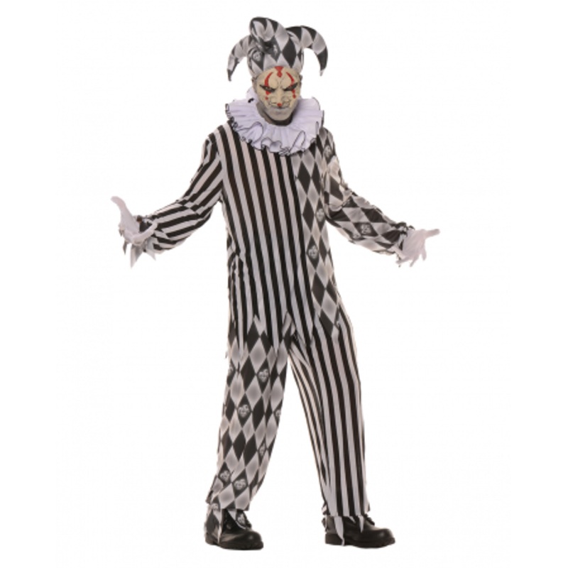Evil Harlequin Costume One Size