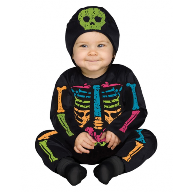 Halloween Baby Bones Colorful S