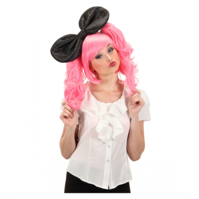 Large Black Anime Bow