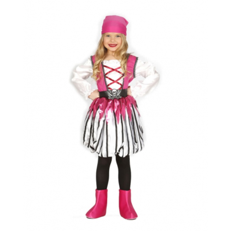 Pink Pirate Children's Costume L