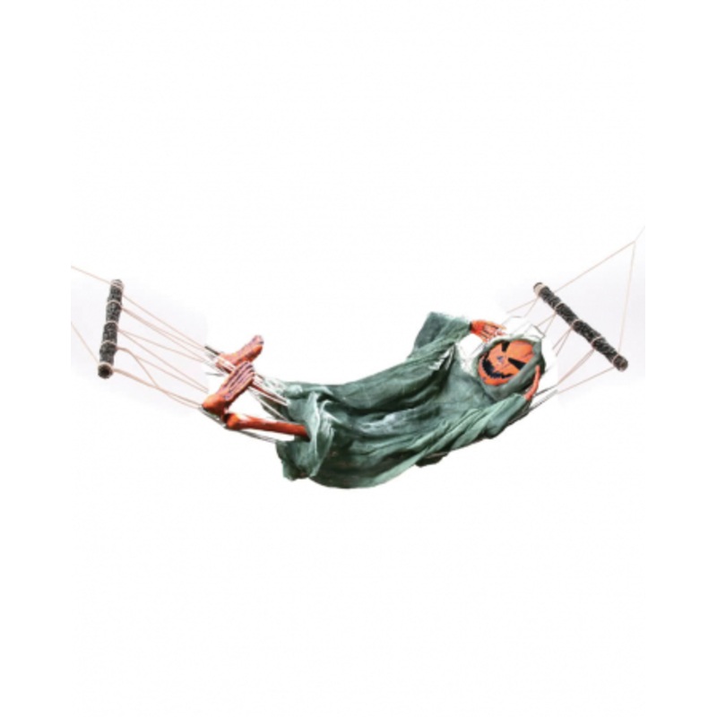 Pumpkin Ghost In The Hammock
