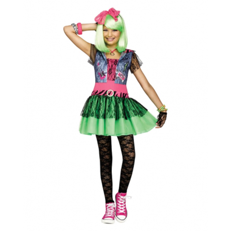 Rocking 80s Kids Costume L