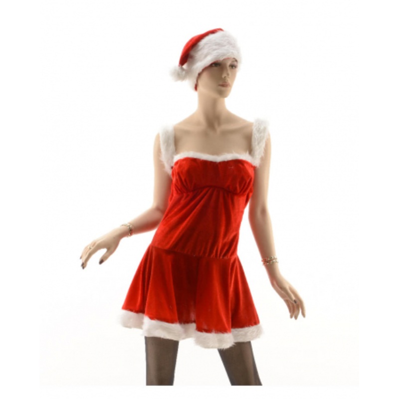 Sexy Santa Costume With Hat