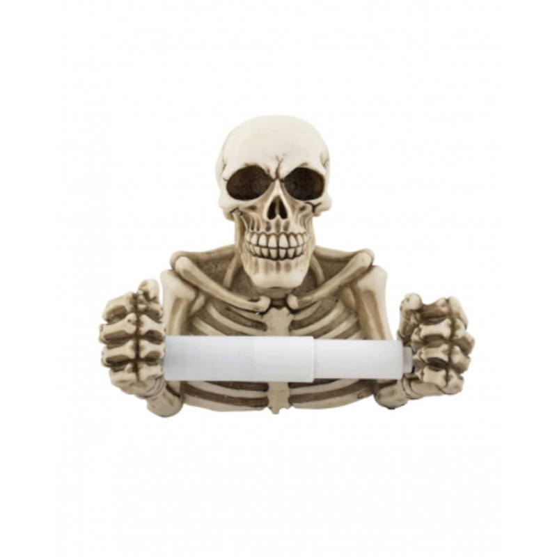 Skeleton Toilet Roll Holder