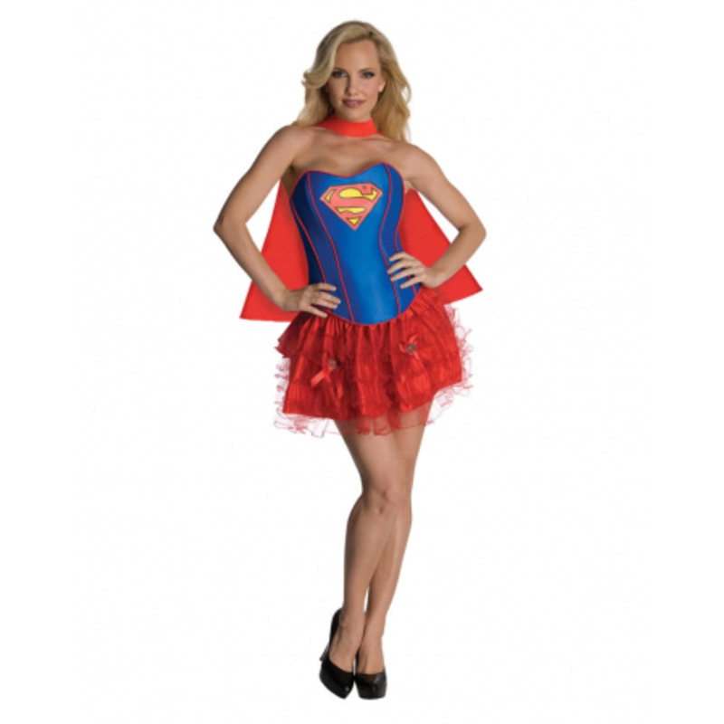 Supergirl Corset Costume XS