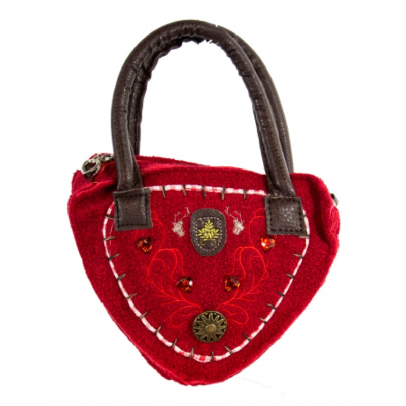 Tyrolean Ladies Bag Delux Red