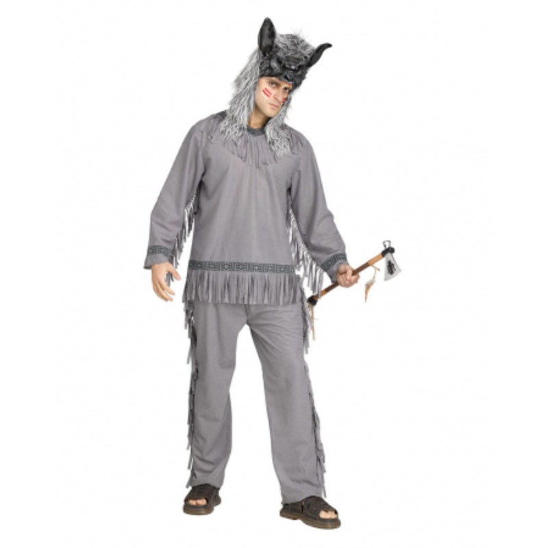 Wolf Warrior Men's Costume One Size
