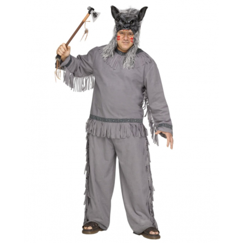 Wolf Warrior Men's Costume Plus Size XL