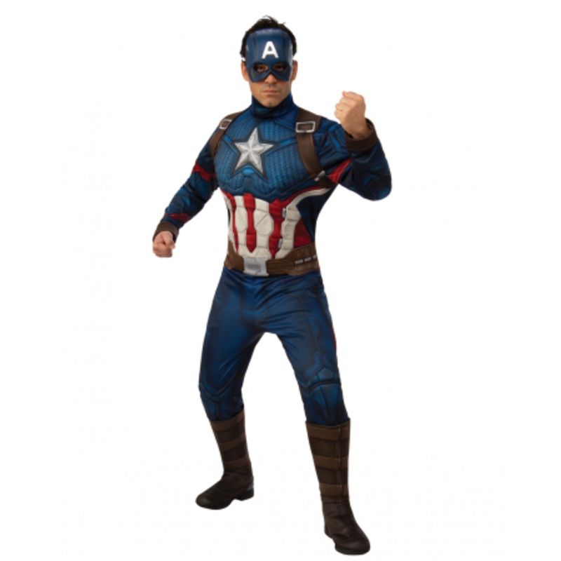 Captain America 3D Muscle Costume Standard