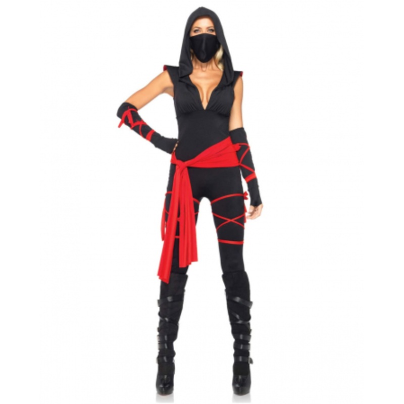 Deadly Ninja Women's Costume Deluxe S