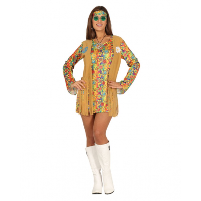 Flower Power Hippie Dress Allegra M