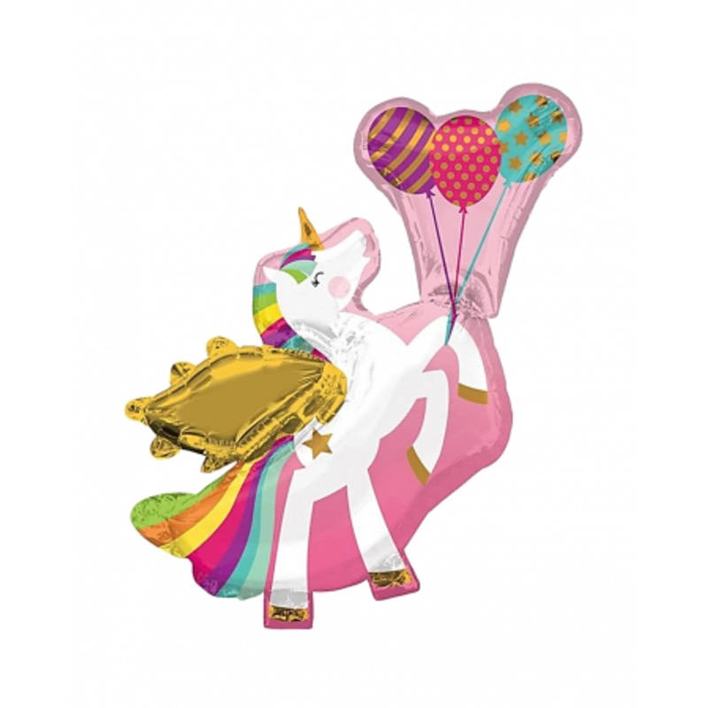Flying Unicorn Foil Balloon
