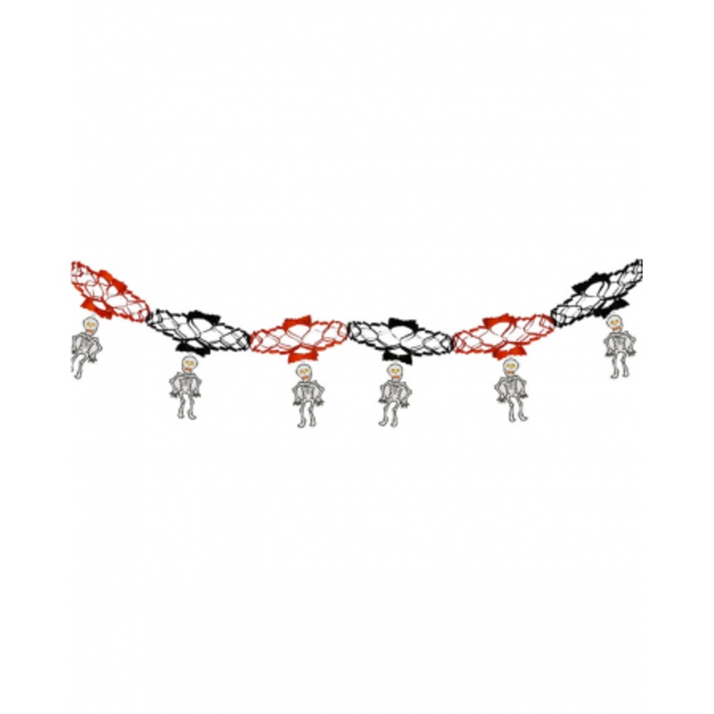 Funny Skeleton Garland 200cm