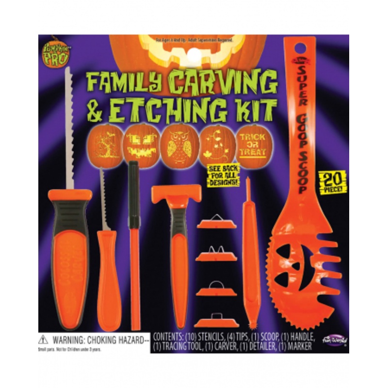 Halloween Pumpkin Carving Set 20 Pcs.