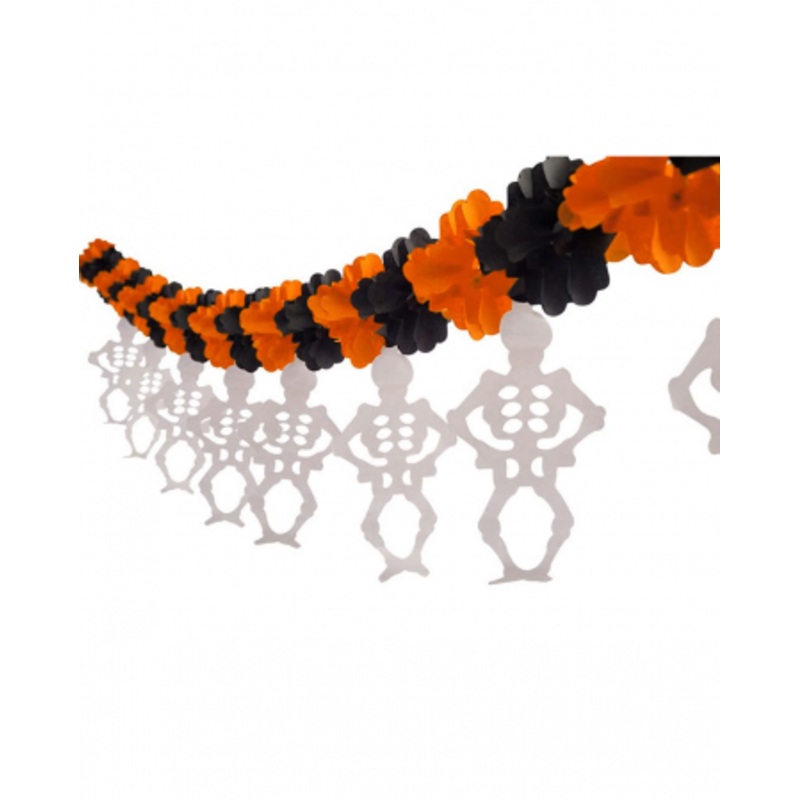 Halloween Skeleton Garland 3m