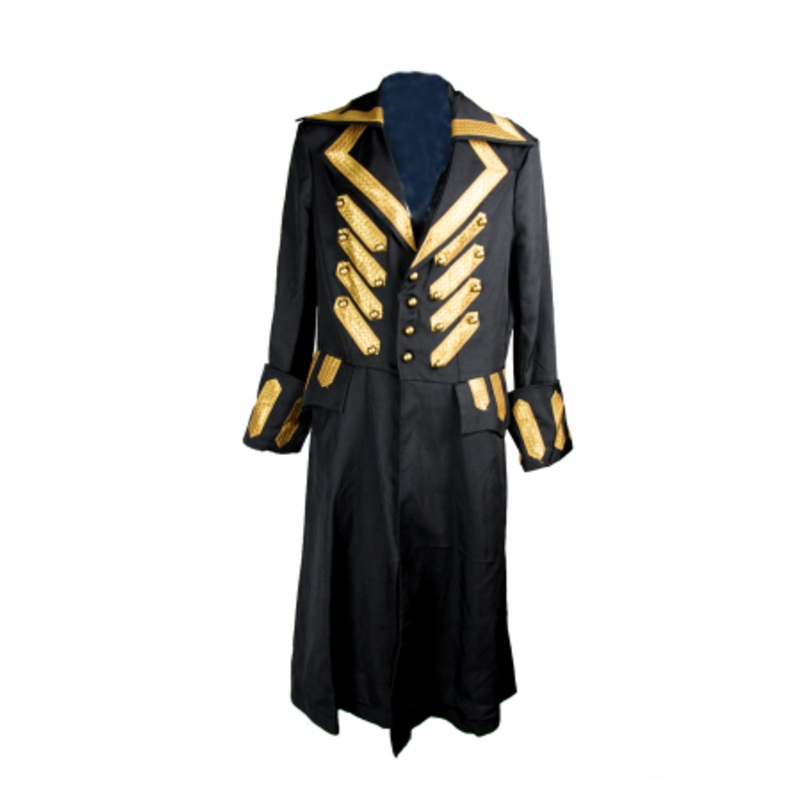 Pirate Jacket Deluxe Black S