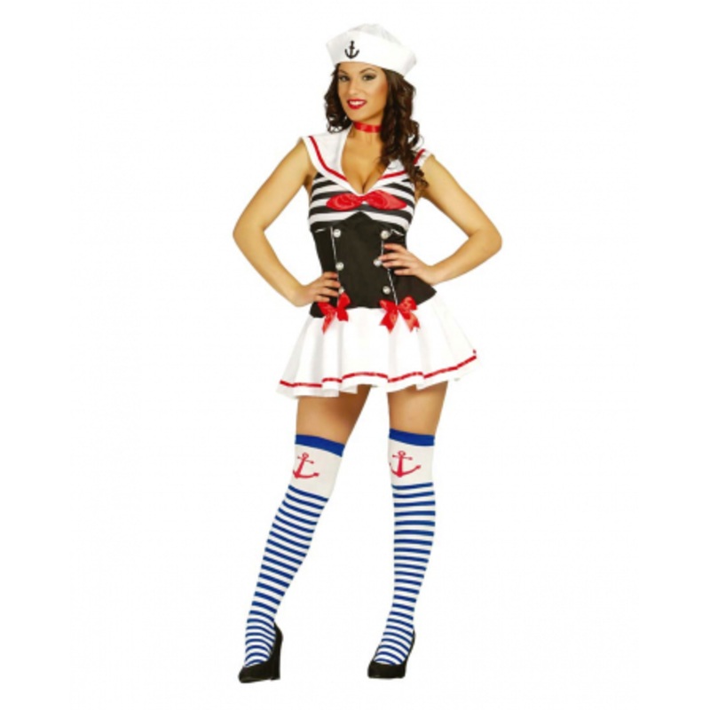 Sailor Costume Black And White L