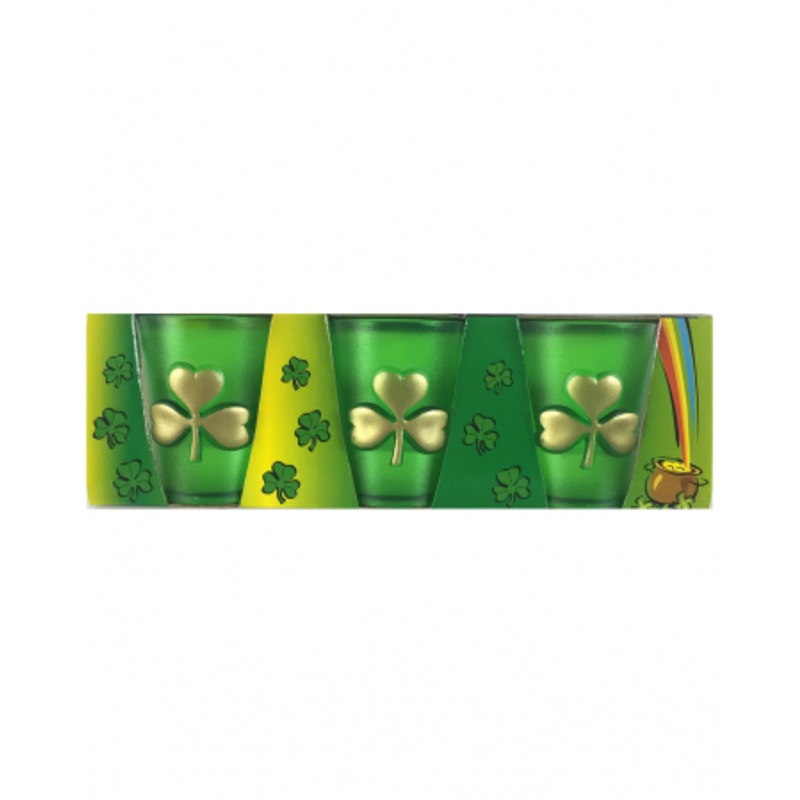 St. Patrick's Day Shamrock Shot Glass