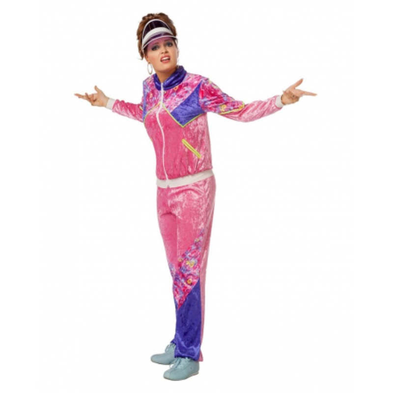 80s Tracksuit Ladies Costume 40