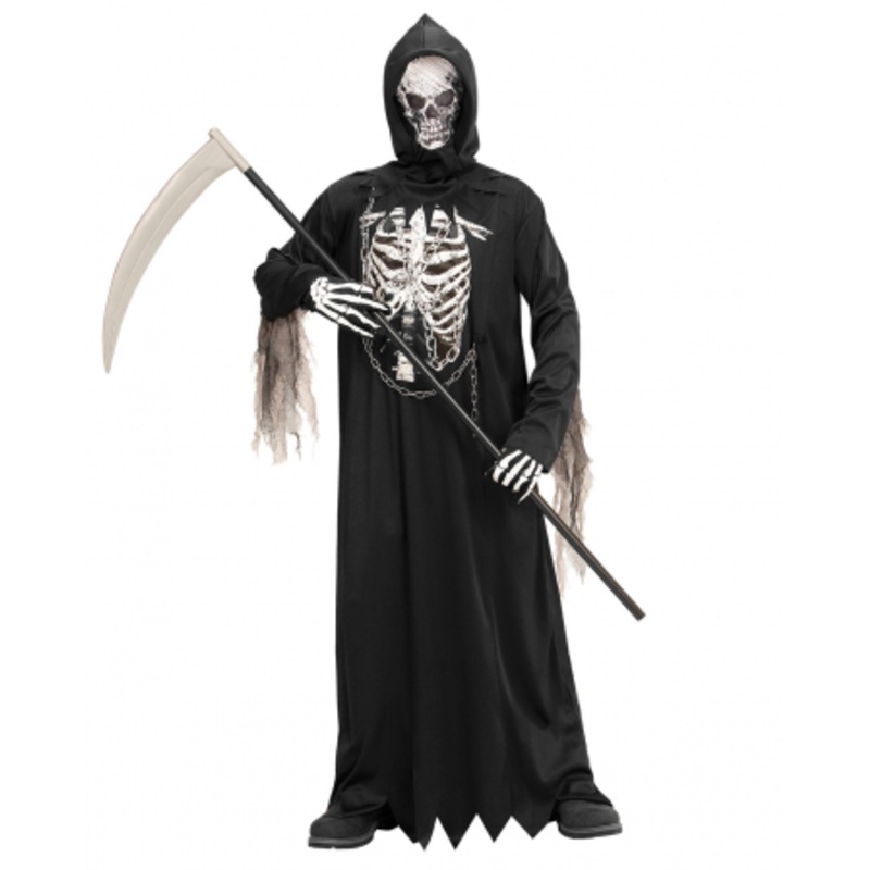 Grim Reaper Robe With Chain XS / 4-5 Jahre