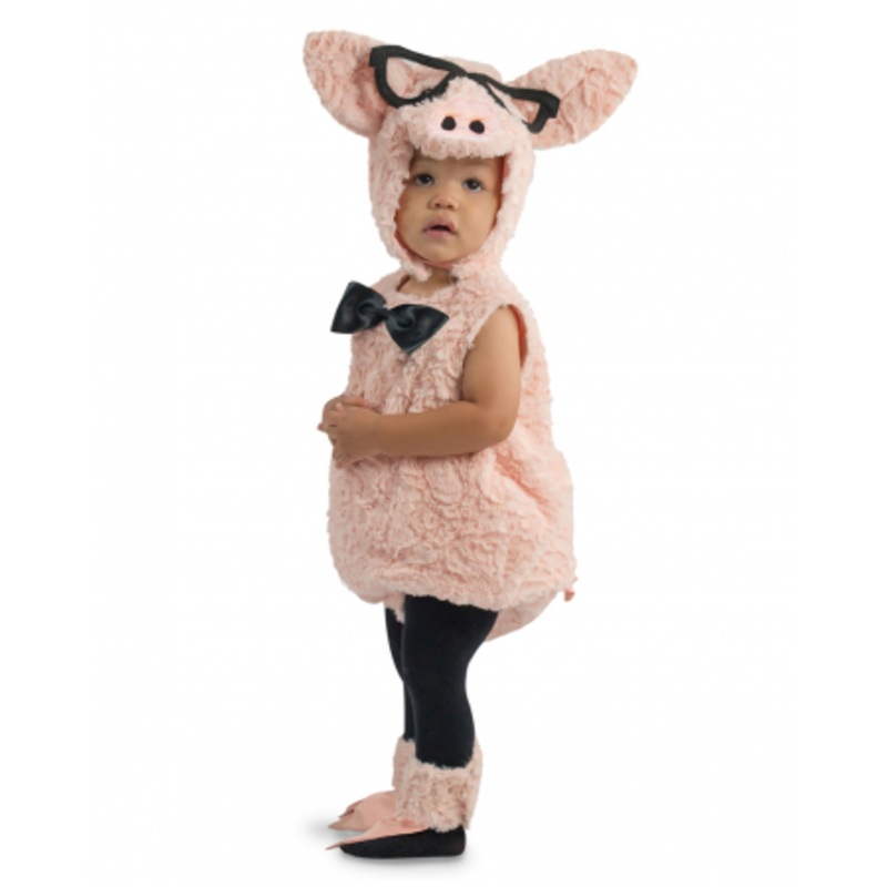 Hipster Piggy Toddler Costume 6-12 Monate