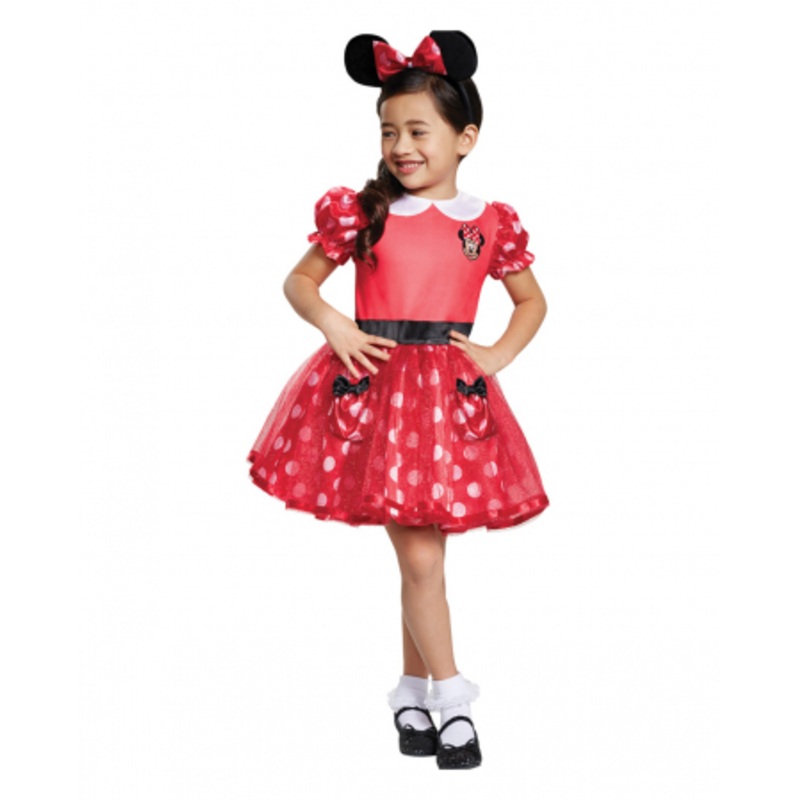 Minnie Mouse Children Costume Dress Red Baby