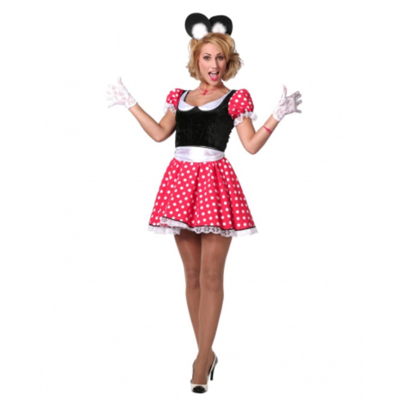 Sexy Minnie Mouse Ladies Costume 36
