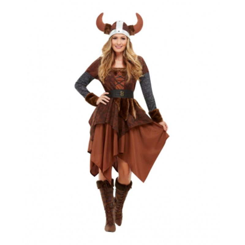 Viking Barbarian Queen Adult Costume S