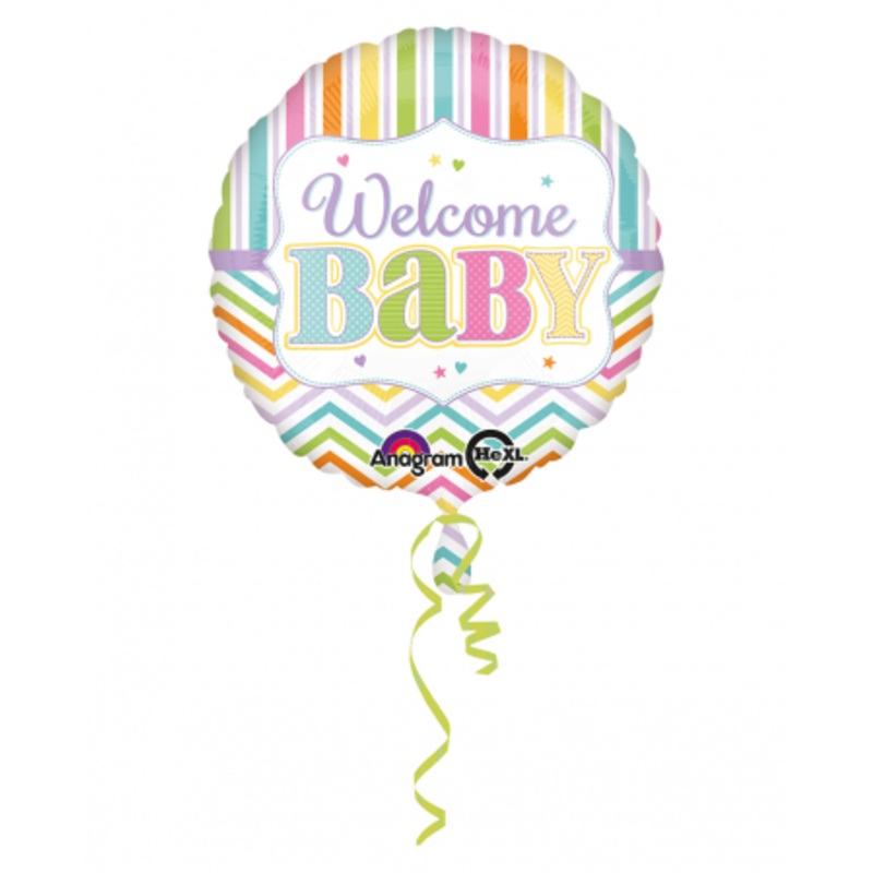 Welcome Baby Foil Balloon 43cm
