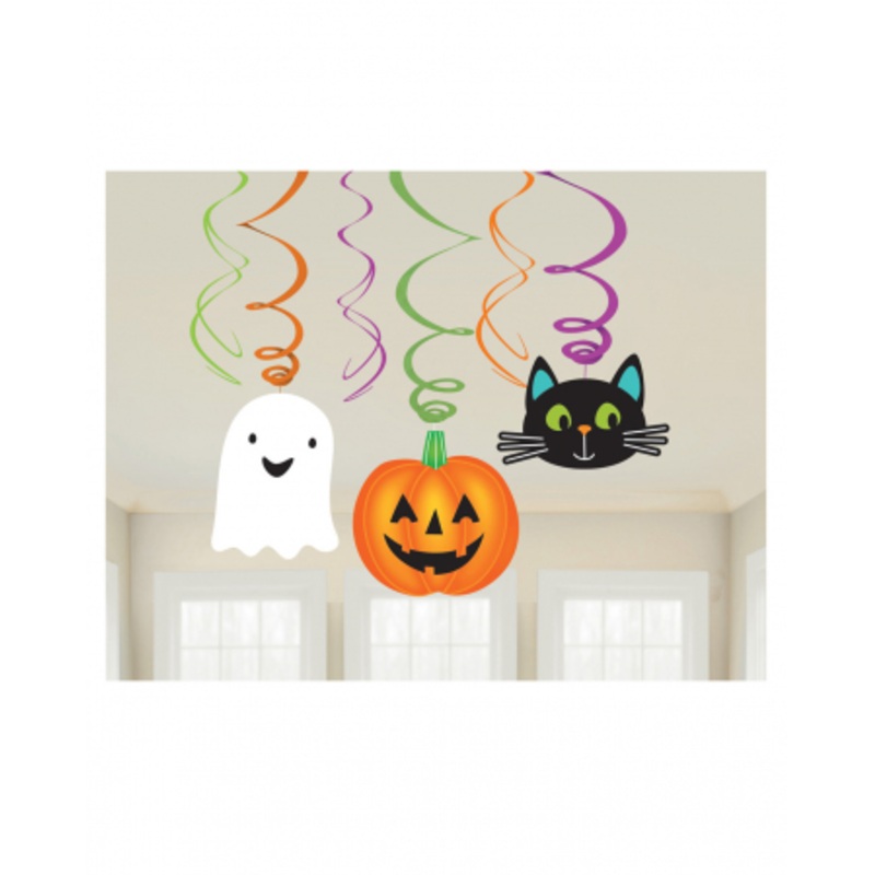 Happy Halloween Spirals Deco
