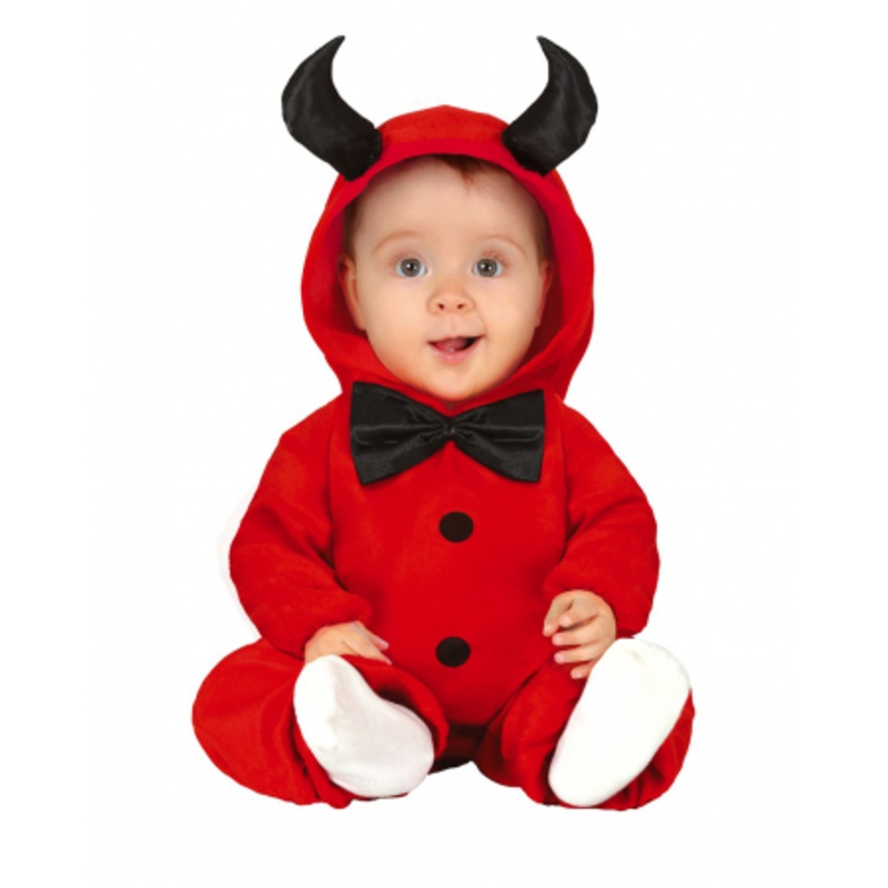 Little Mr Diabolo Toddler Costume Jumpsuit 6-12 Monate