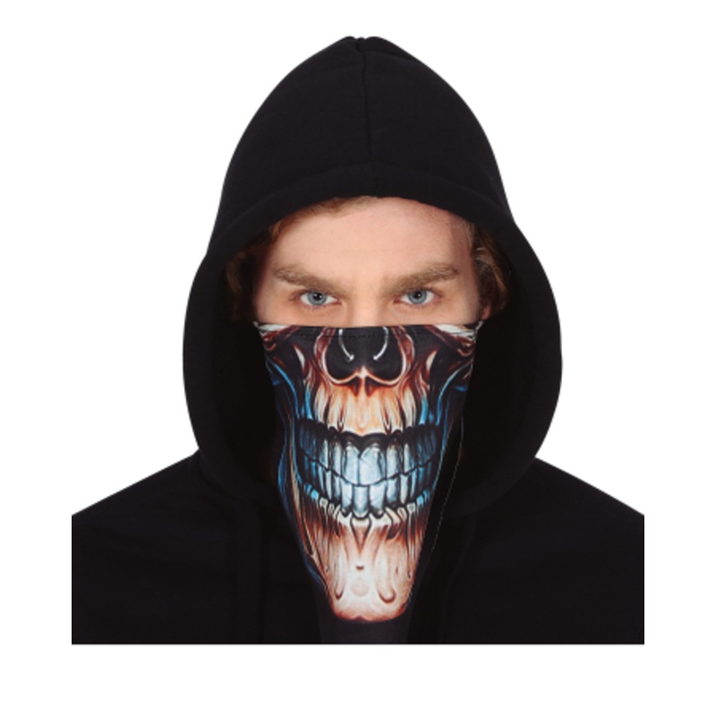 Skull Scarf With Velcro Fastener