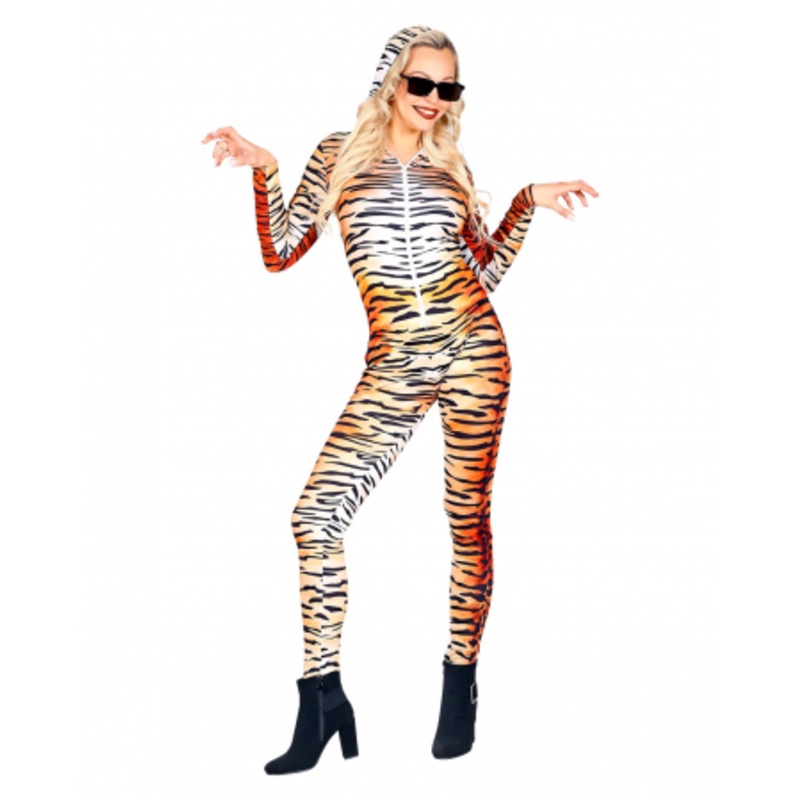 Tiger Bodysuit With Animal Print S/M