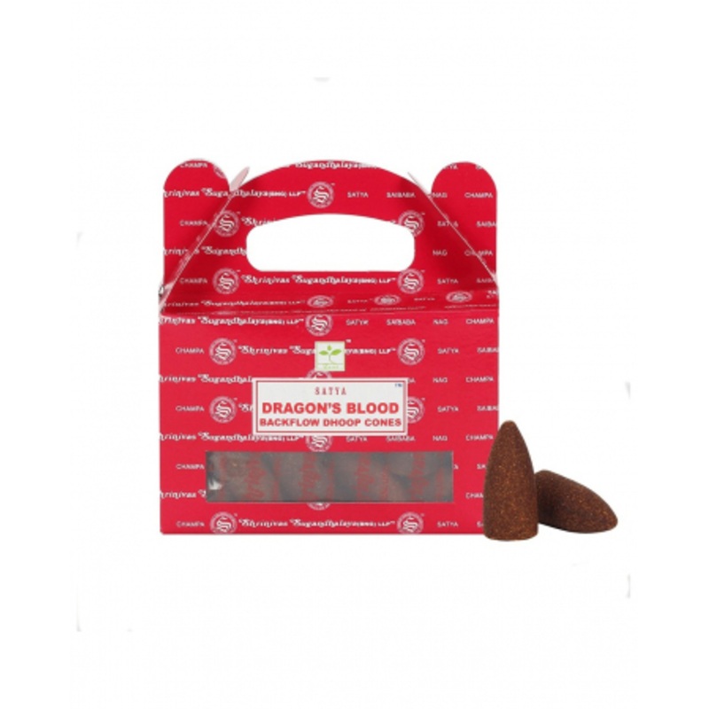 Dragons Blood Backflow Incense Cones 24pcs.