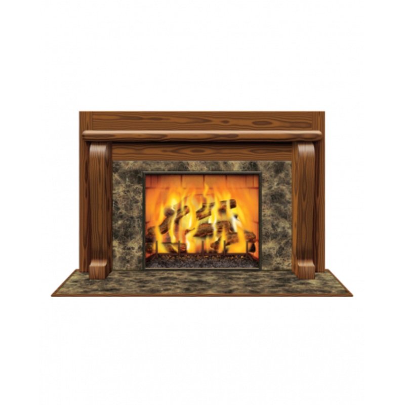 Fireplace Decoration Foil 160x97cm