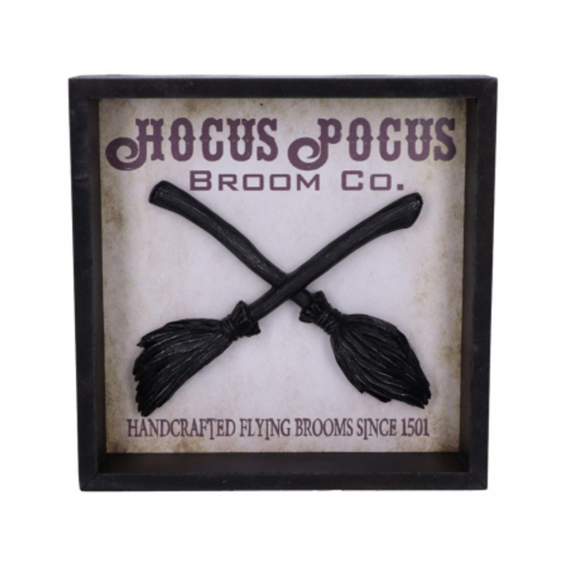Hocus Pocus Witch Broom Mural 20cm