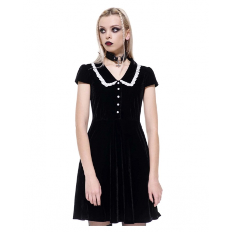 KILLSTAR Every Mourning Collar Dress XS