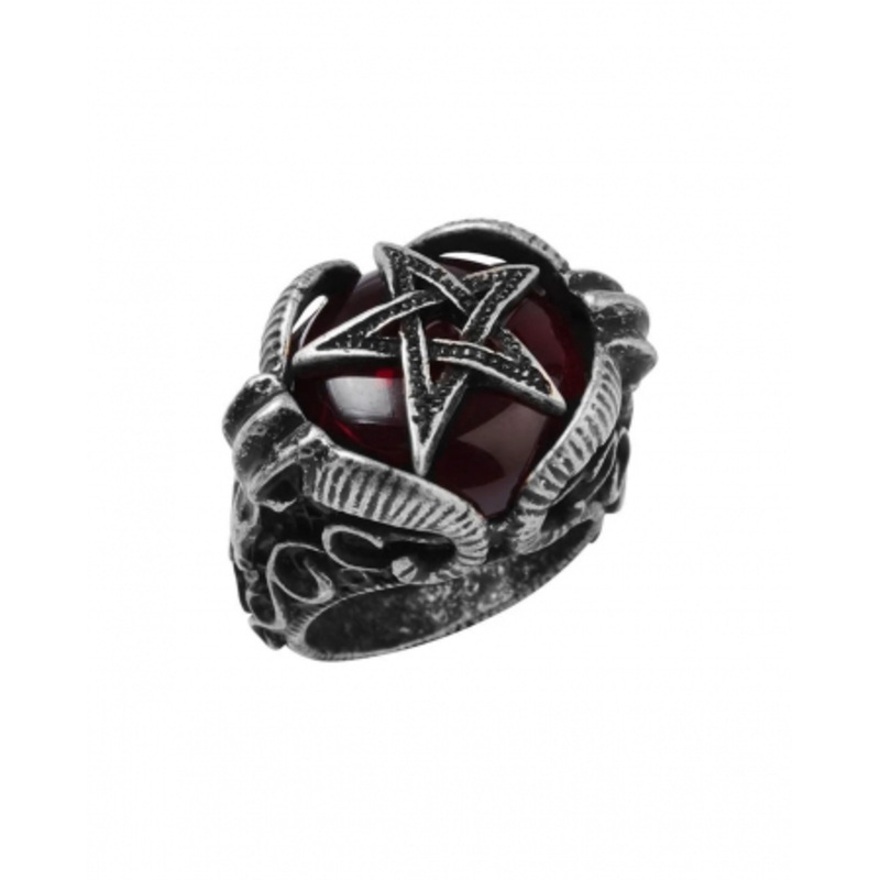KILLSTAR Zeke Pentagram Ring 18 mm (US Size 8)