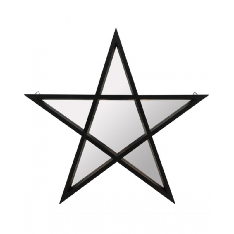 Occult Pentagram Mirror 40cm