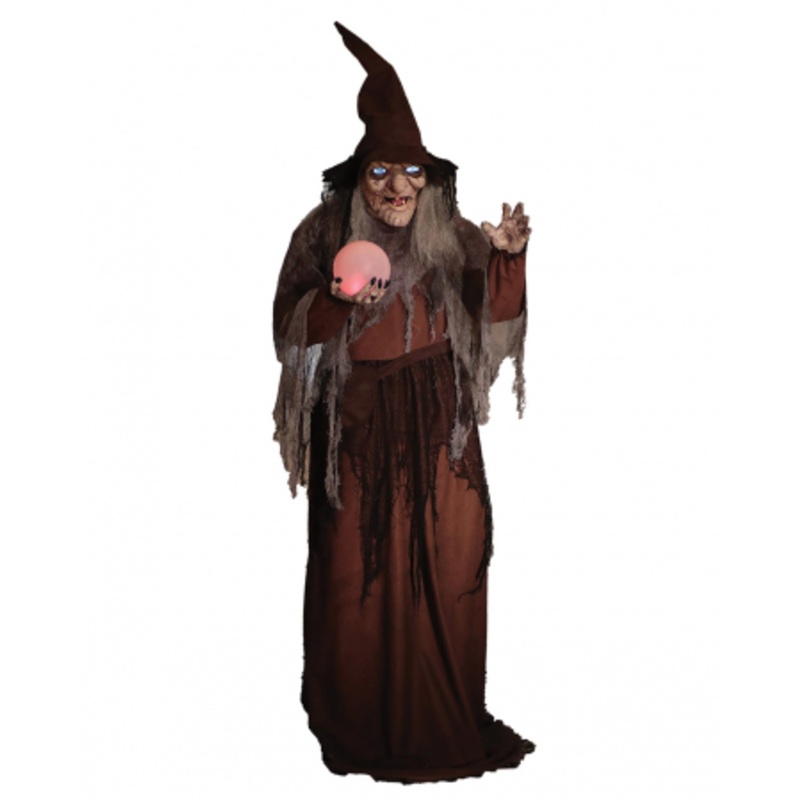 Soothsaying Witch Halloween Animatronic